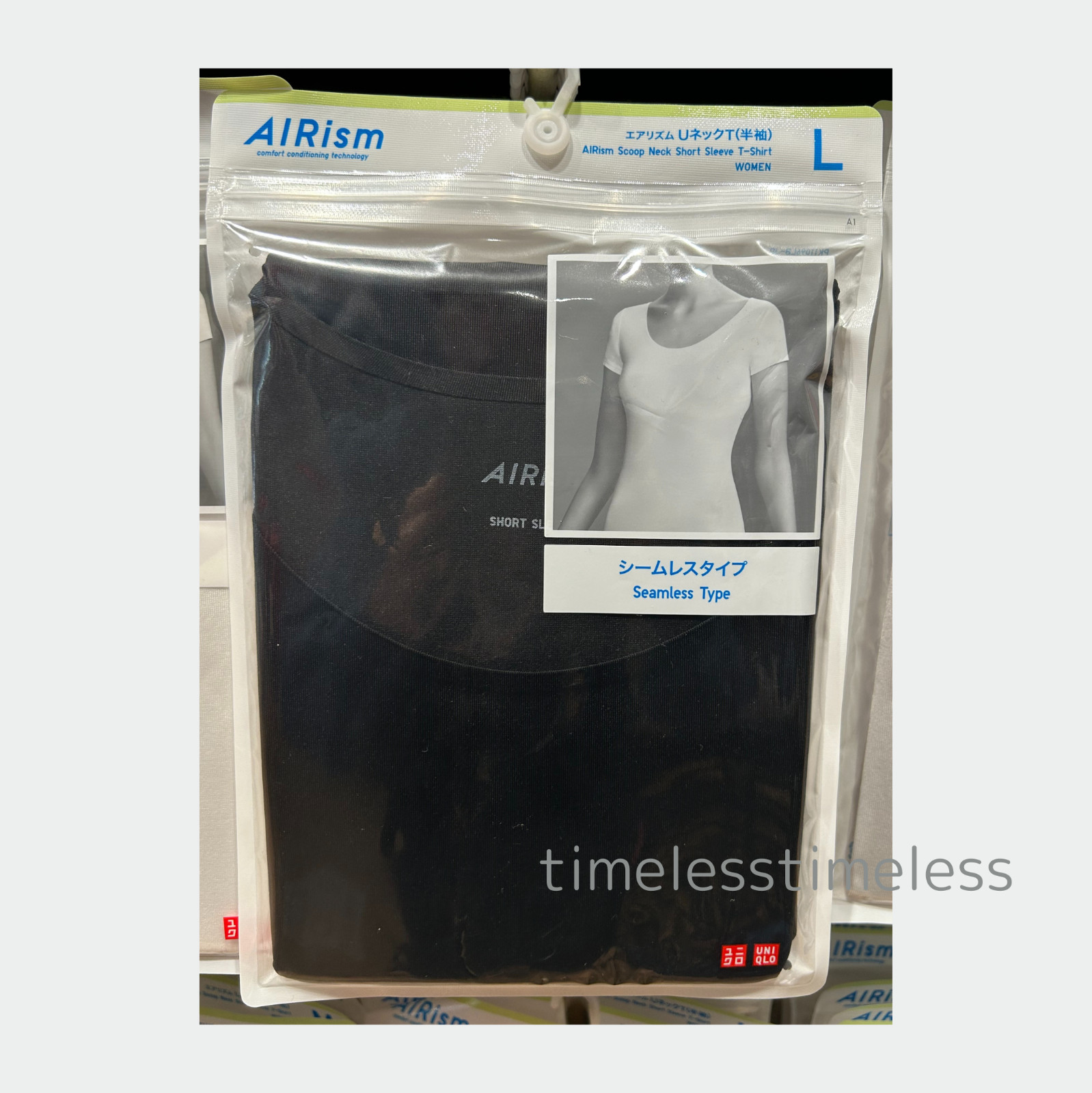 UNIQLO AIRism Scoop-Neck T Short-Sleeve S-3XL 4 Colors Women Japan FS