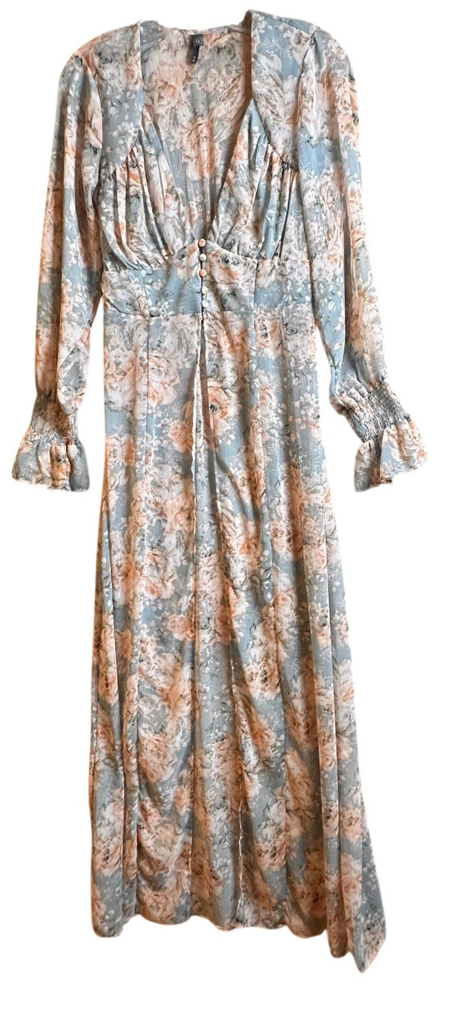 Kimono Womens One Size Floral Sz M Lightweight Boho Beach Vacation Cardigan