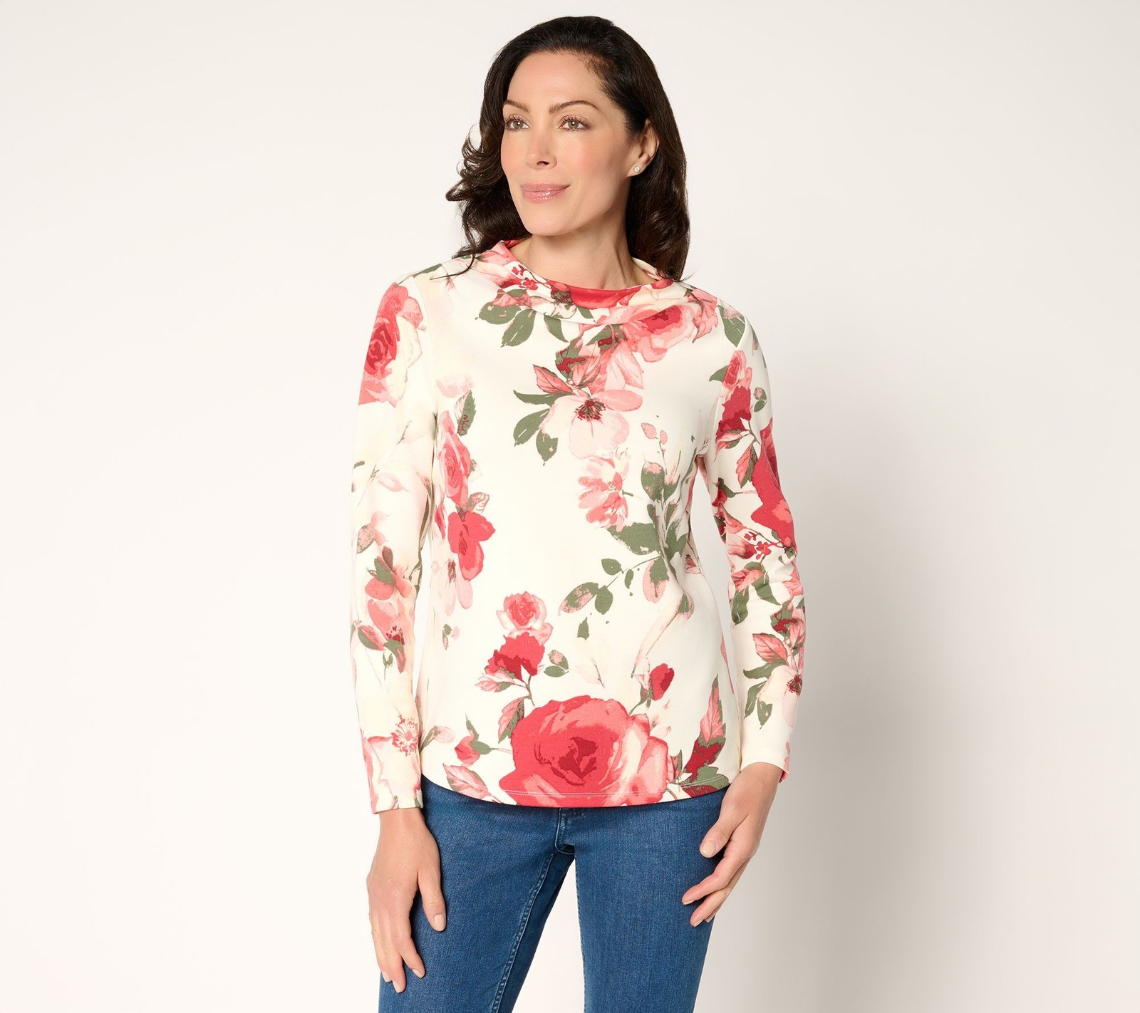 BEAUTIFUL by Lawrence Zarian Women’s Top Sz XL Printed Multi-colored A706482