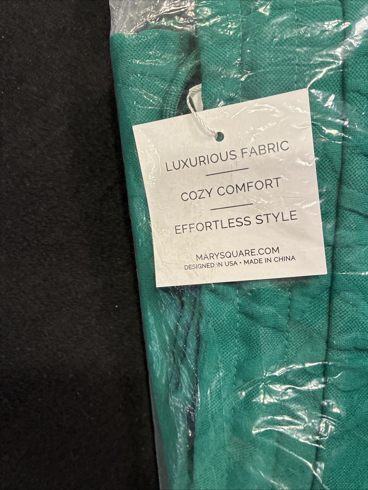 New Mary Square Set Pine Green S Small Floral Embossed Women’s 3/4 Zip Lula