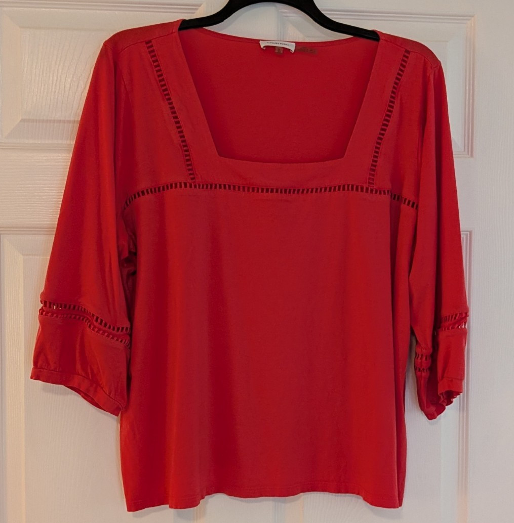 Mixed Lot Of 3 Tops Women Size 1X, Calvin Klein, Alfred Dunner, Liz Claiborne