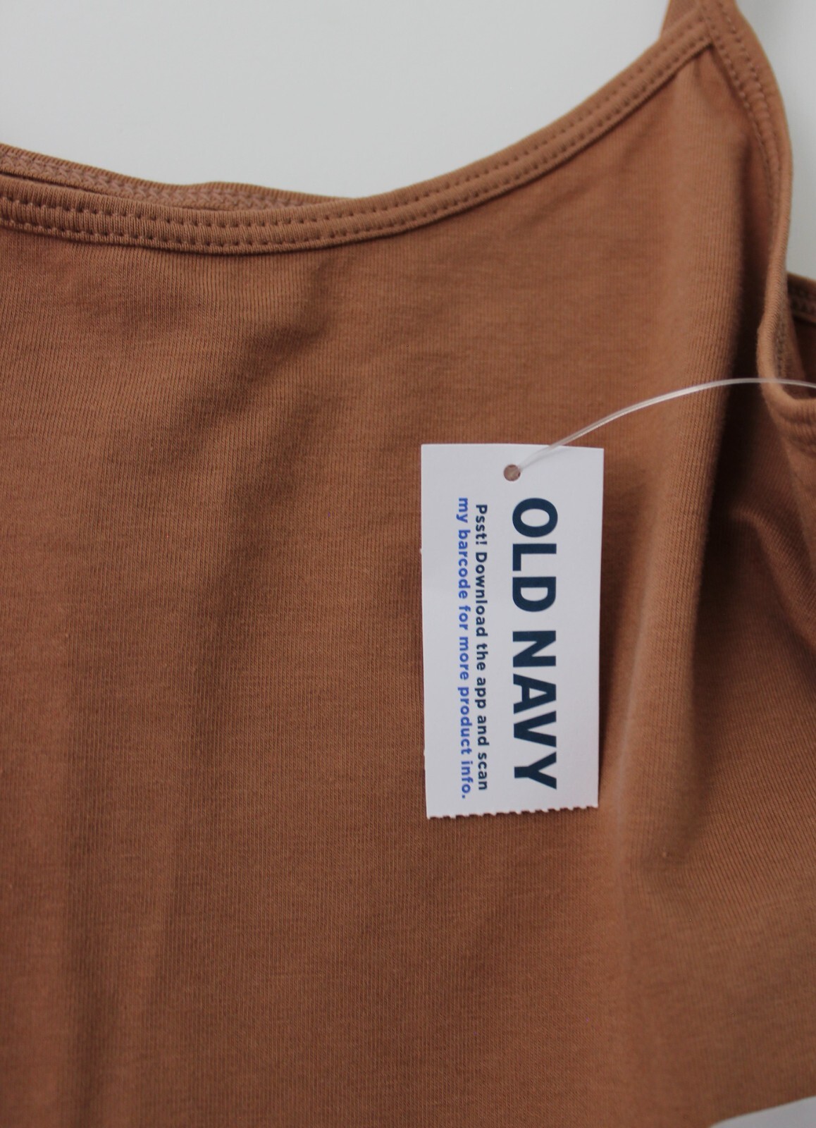 Old Navy Womens First-Layer Fitted Cami Top Cocoa Mocha Size Multisize NWT