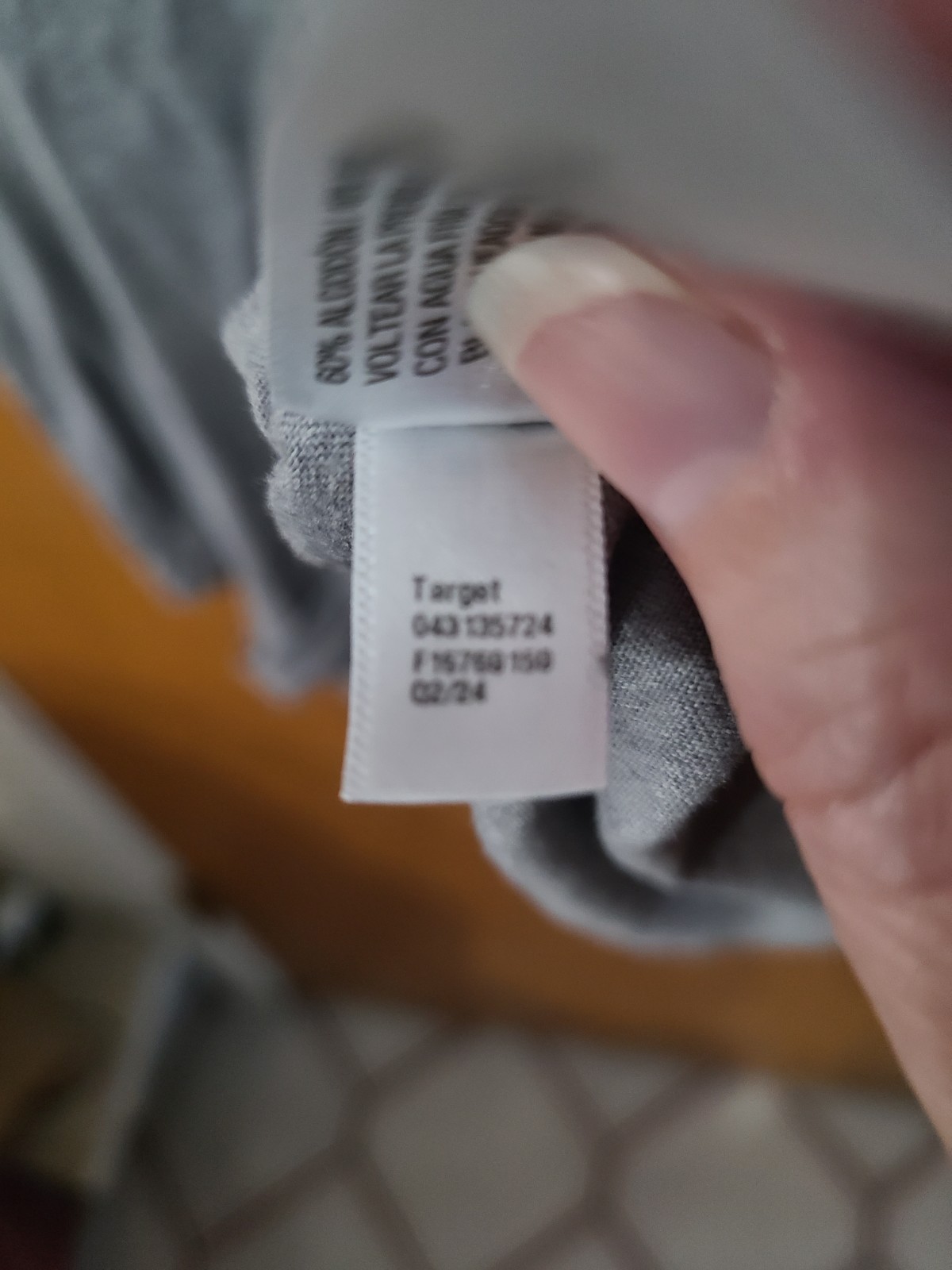 Goodfellow & Co Gray Double-sided Floral Tee Shirt, Women’s Size XL, Color Back