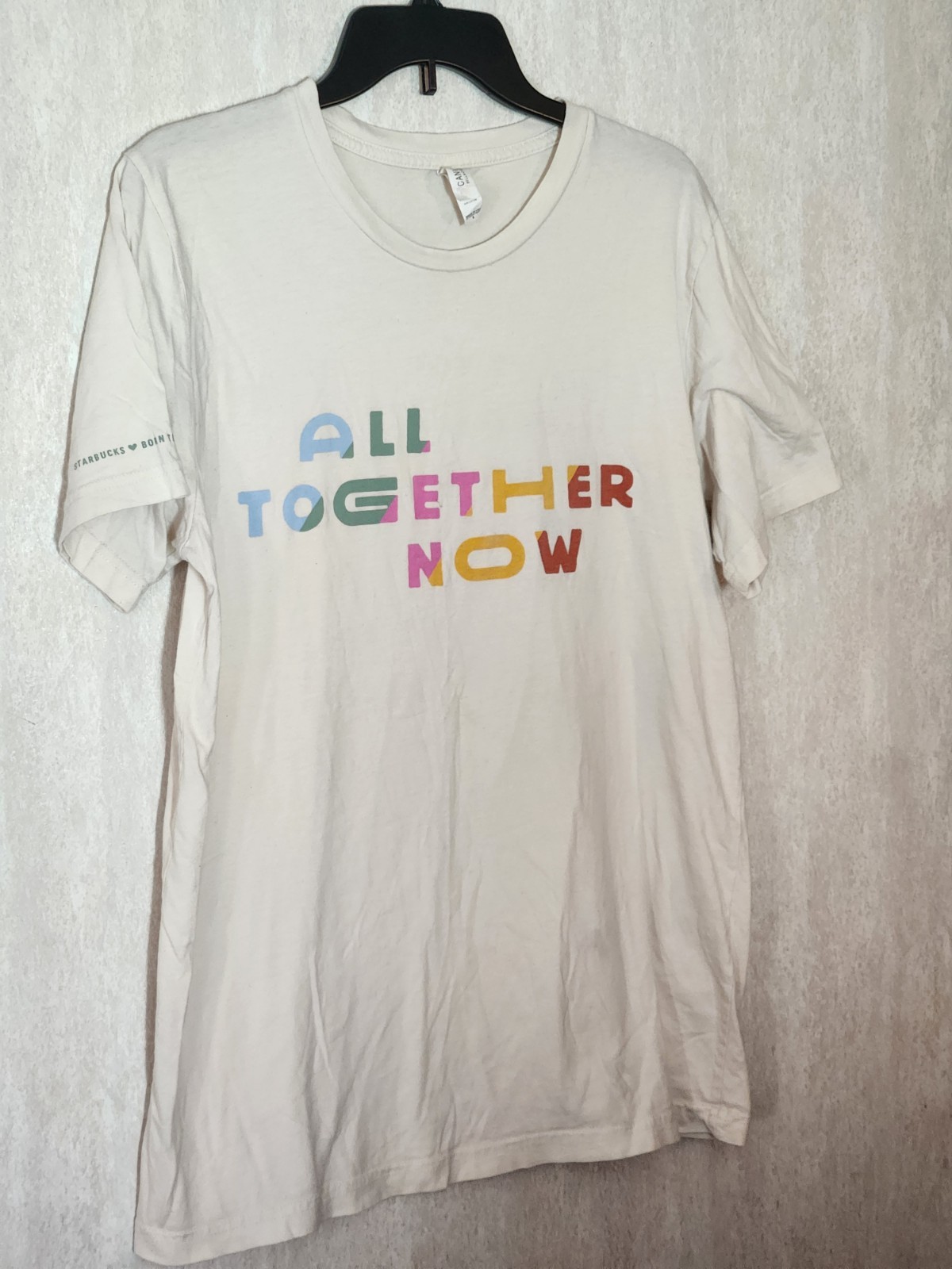 Starbucks Lady Gaga Pride T Shirt Large Born This Way Foundation All Together