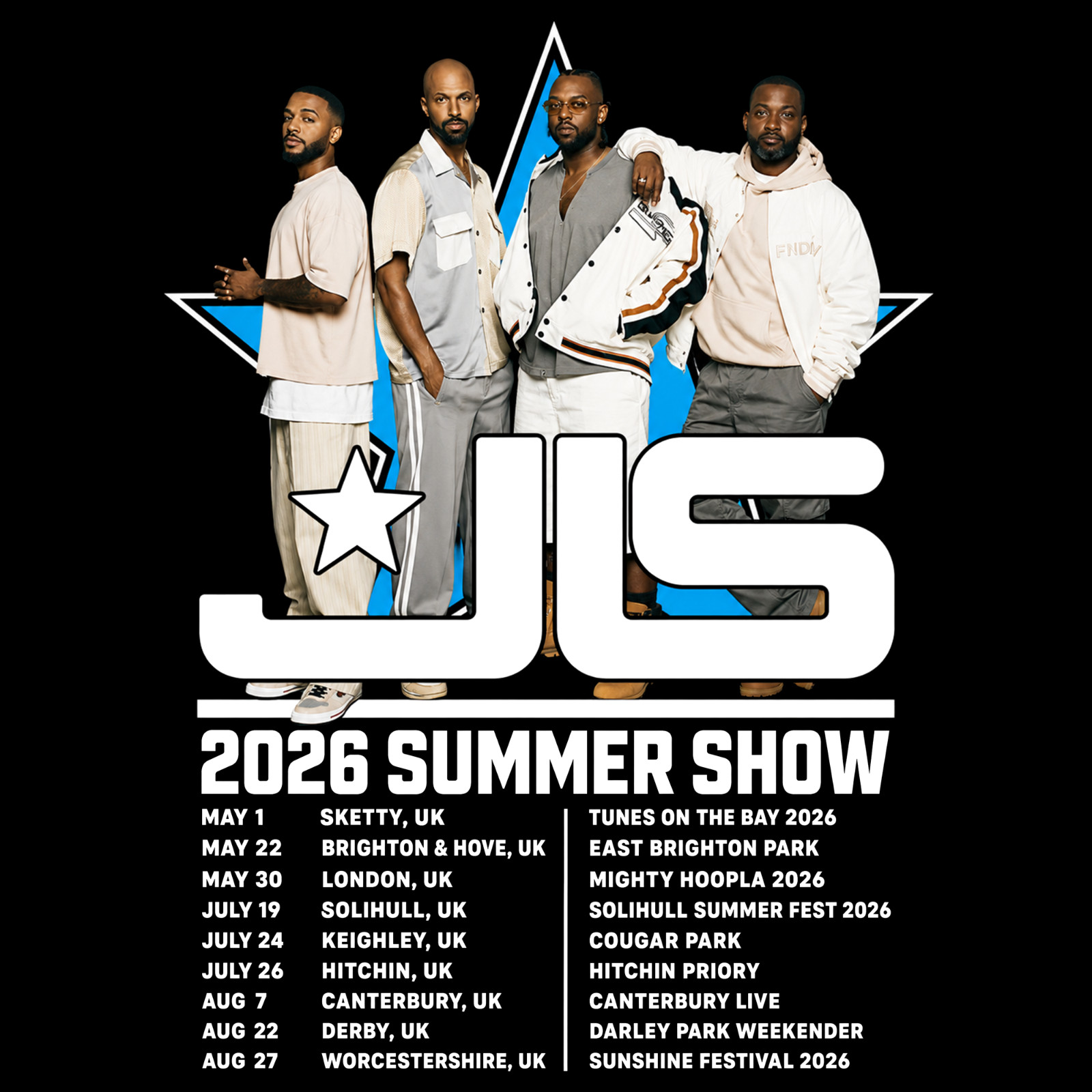 JLS Inspired 2026 Summer Shows Tour Graphic Unisex T-Shirt Concert Fan Music Tee
