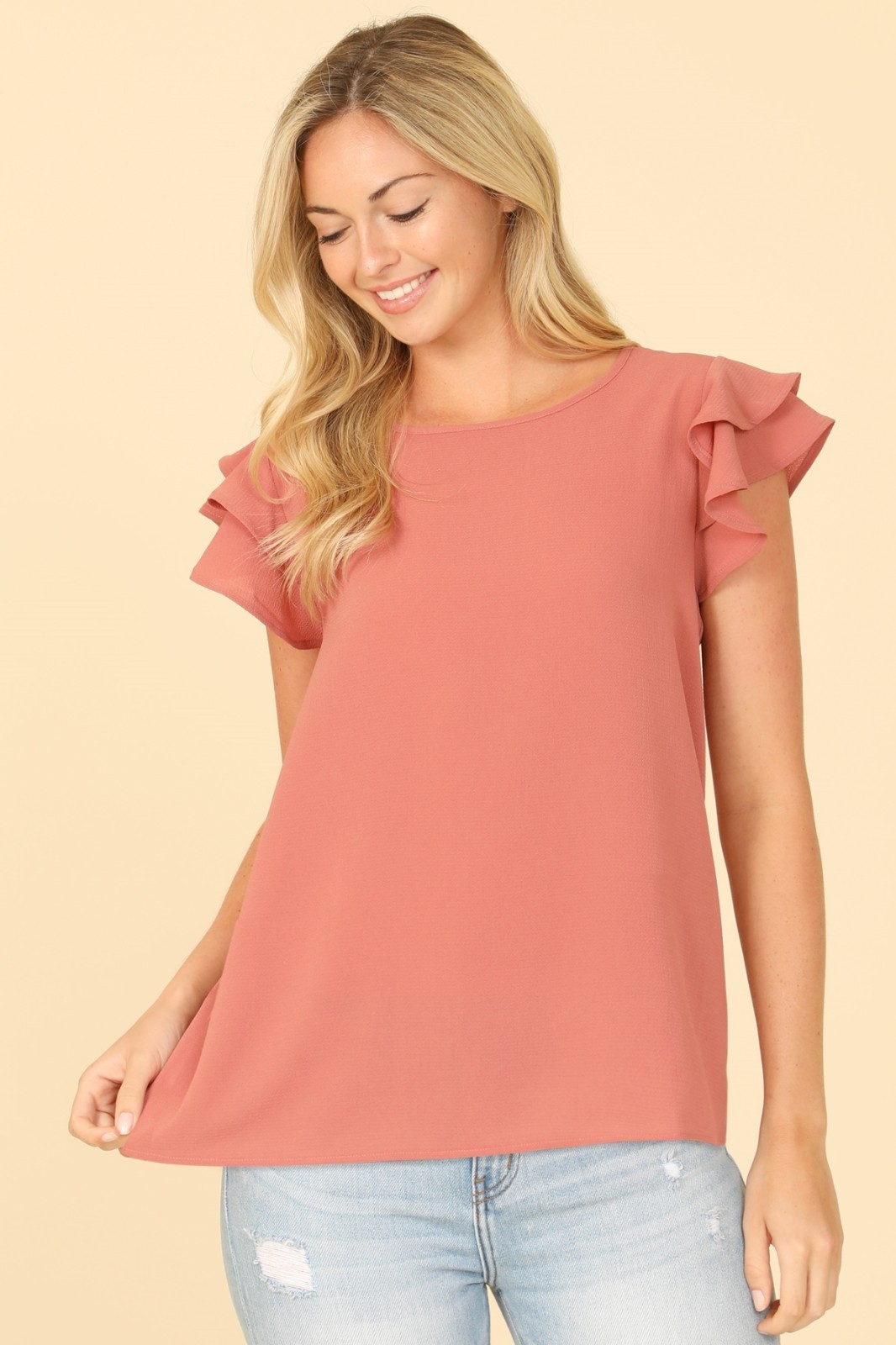 Women Top Blouse Brand New + FREE Pair Of Sunglasses