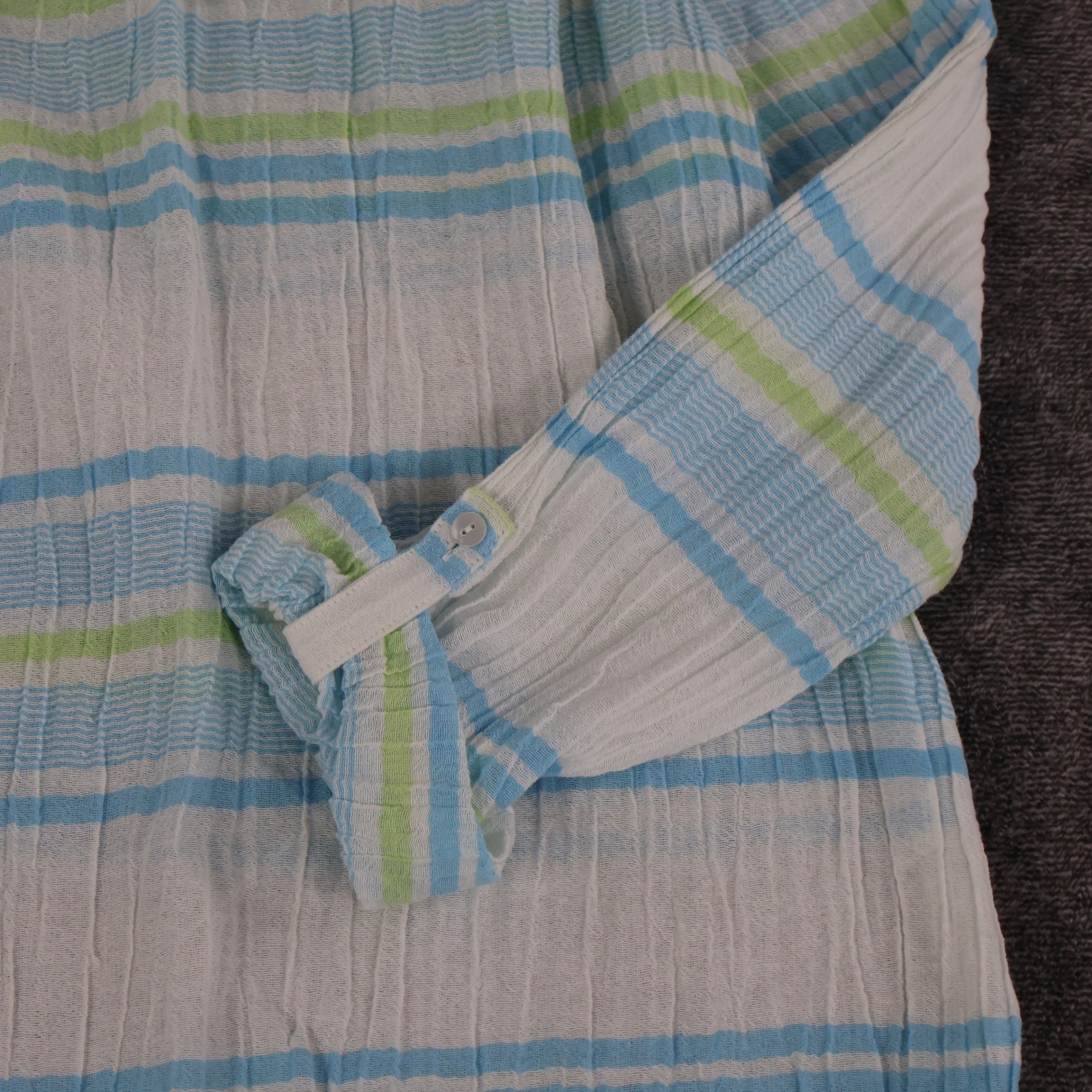J Jill Gauze Tunic Top Womens XL White Coastal Resort Swim Cover Cruise Beach