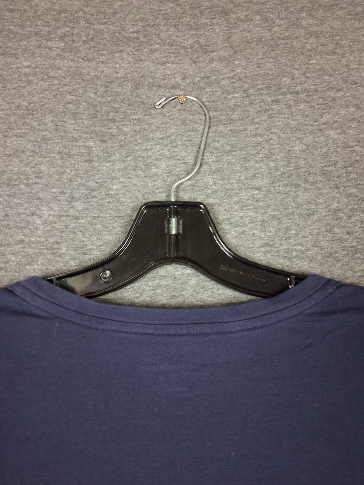 Soft Surroundings Womens Shirt Medium Dark Blue Pima Cotton Jersey Tunic Layer
