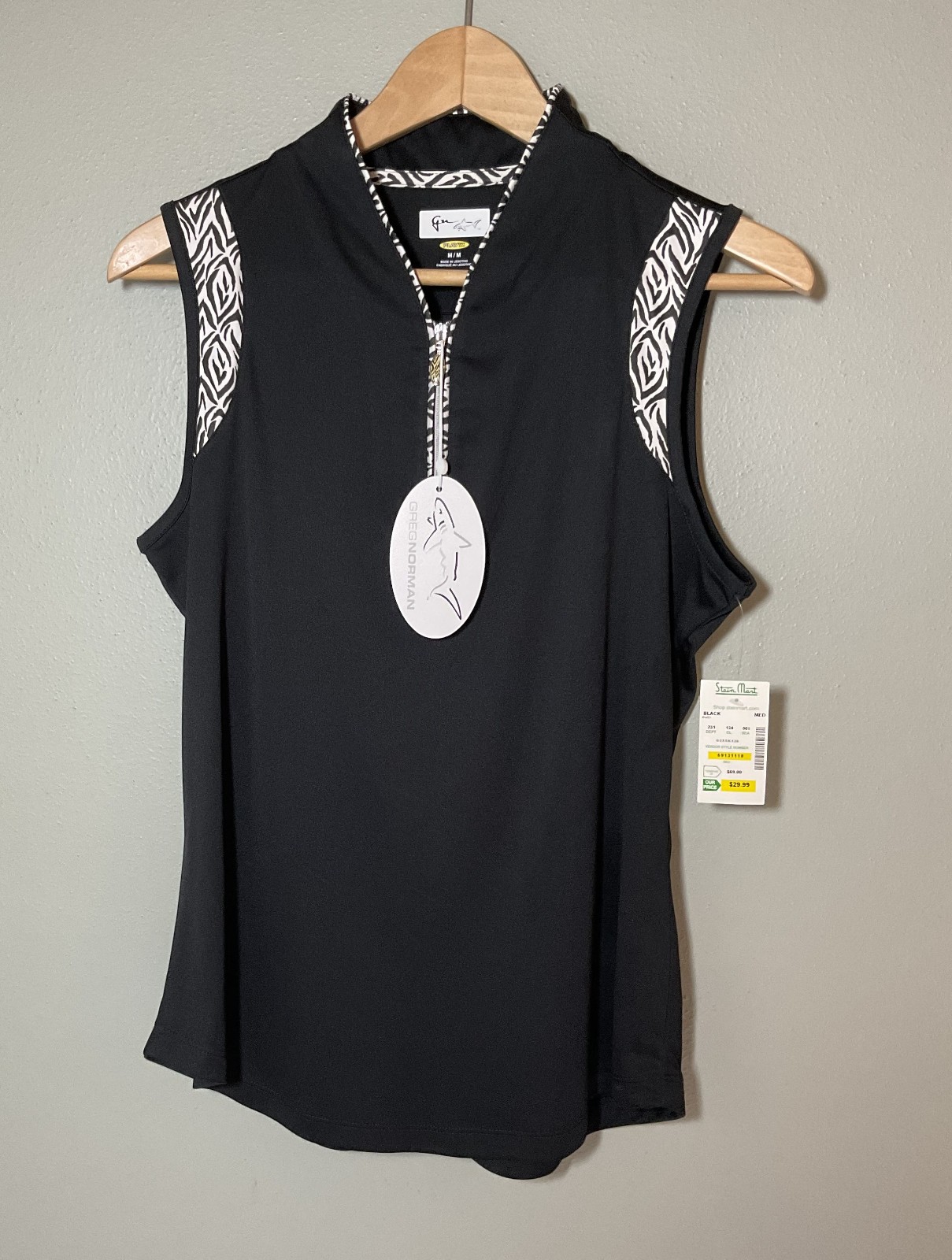 Sleeveless Play Dry Golf Shirt Medium