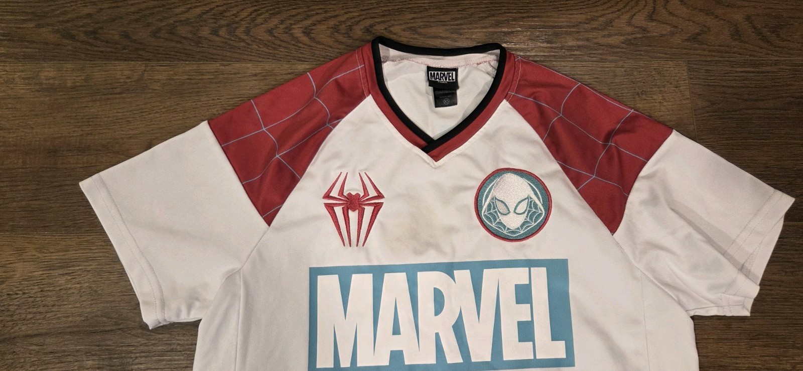 Ghost Spider Gwen Stacy Marvel Spider Man Soccer Jersey Adult Womens Small