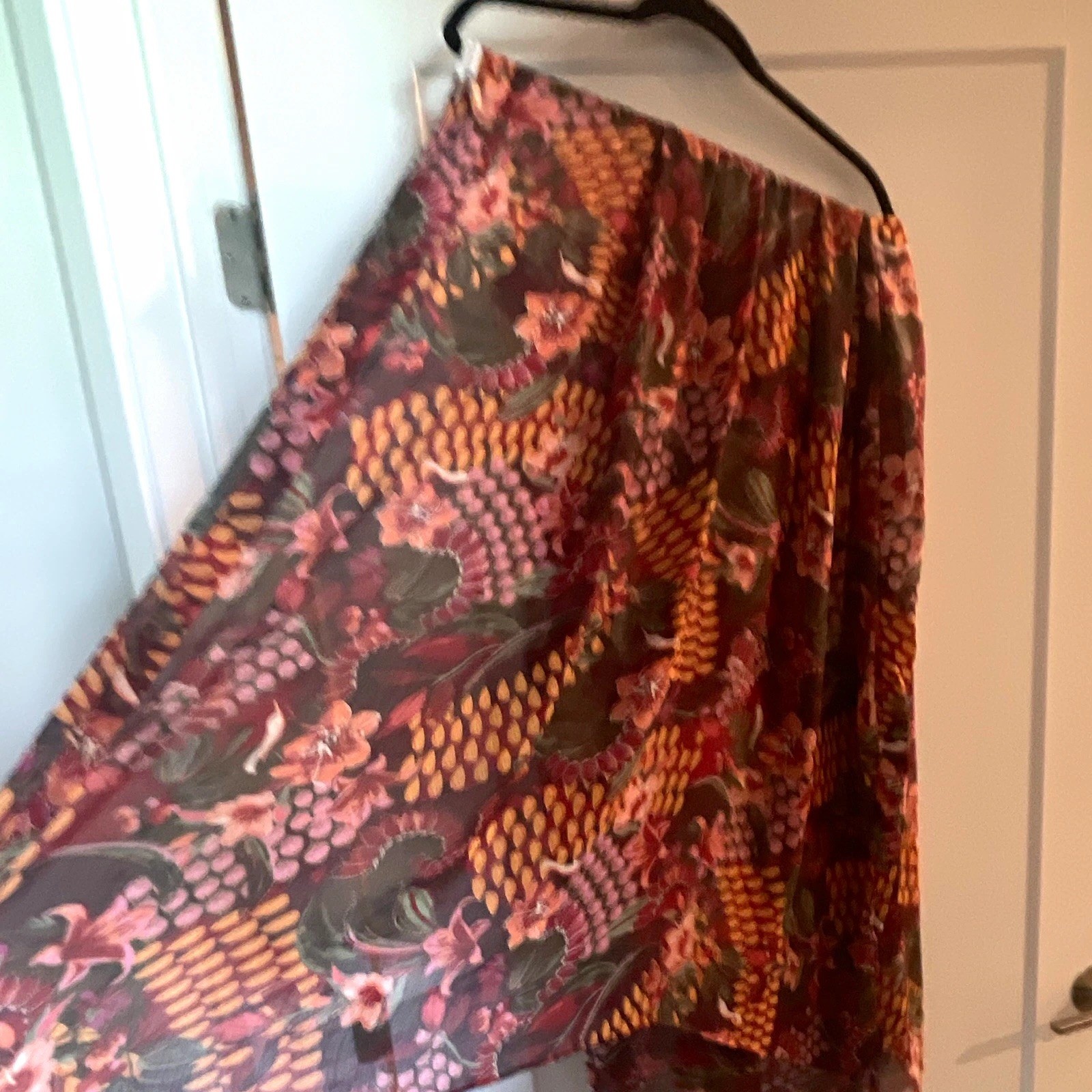 Sofia Vergara Multicolor Floral Print Wrap Women’s One Size Regular