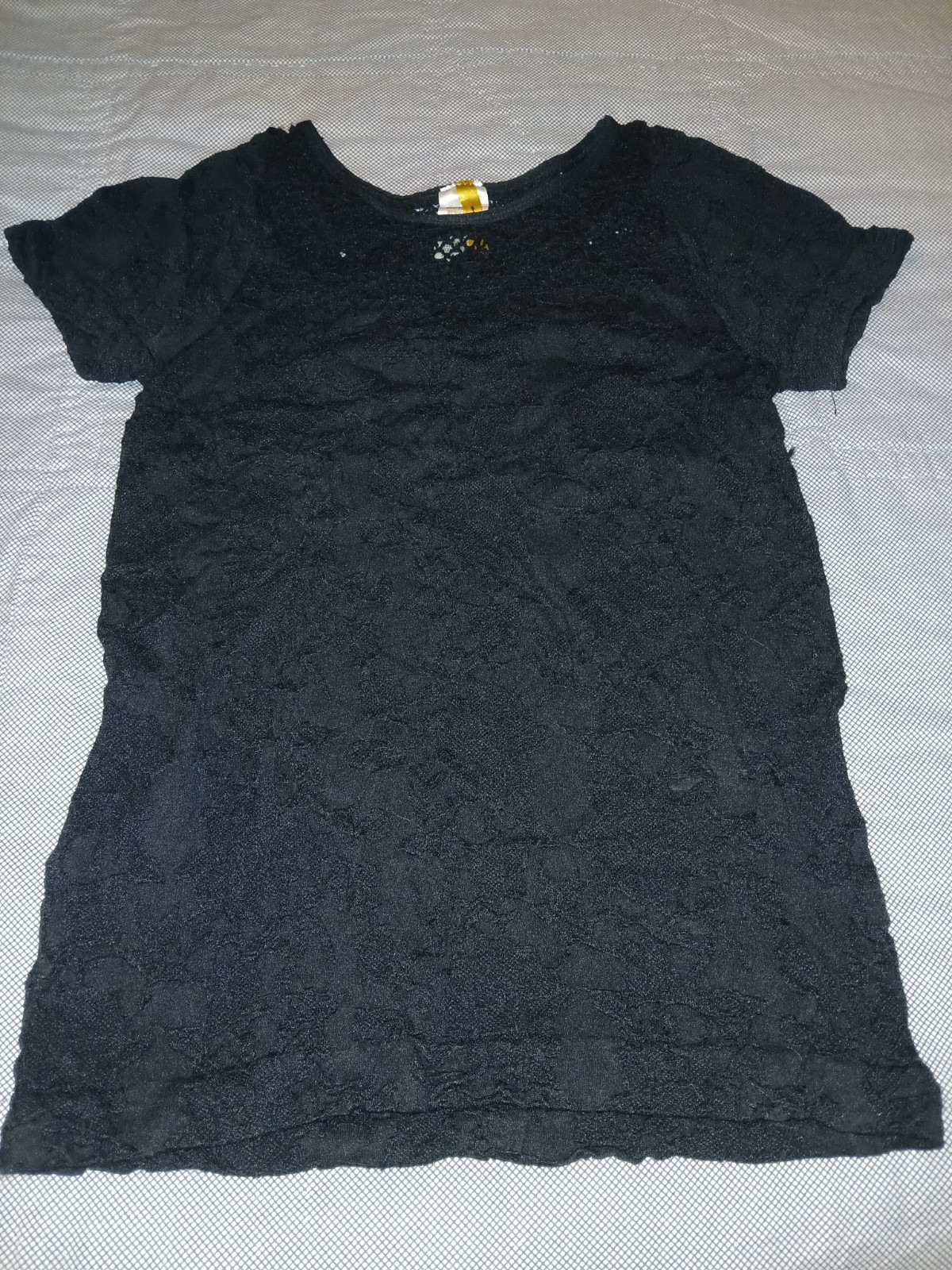 Sexy Mesh See-Through Punk Goth Emo Y2K Glam Grunge Hot Topic Spencers Shirt Top