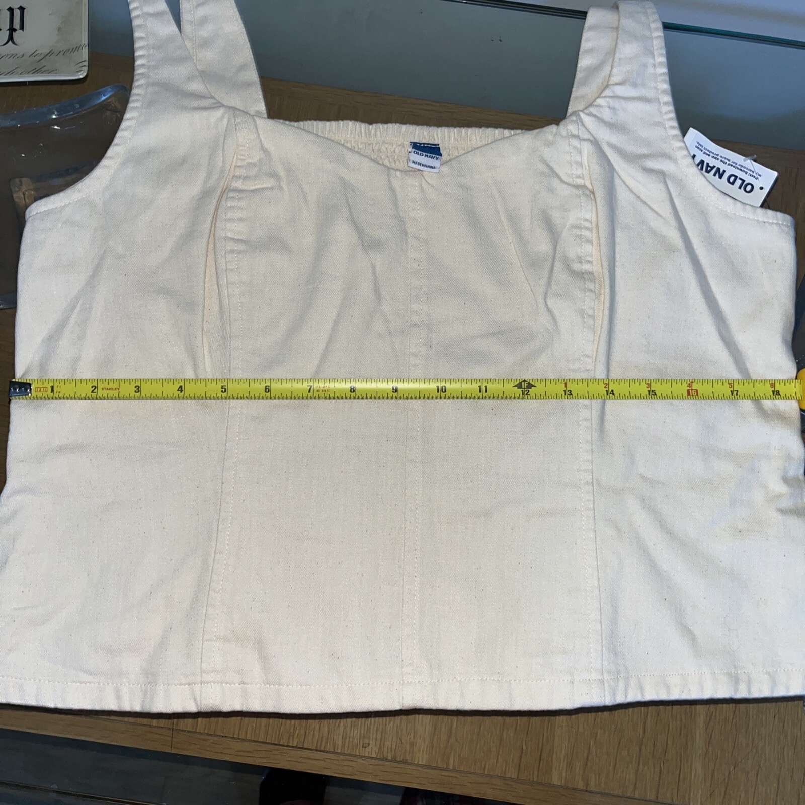 Lot of 2 Tank Tops 1 is Light Blue 1 is Cream both Size L and NWT