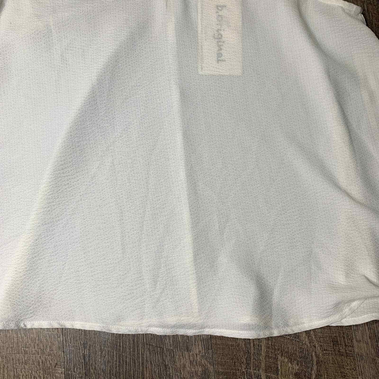 B. Original Shoe Fly Top Womens Large White Sleeveless Tie Shoulder Casual Boho
