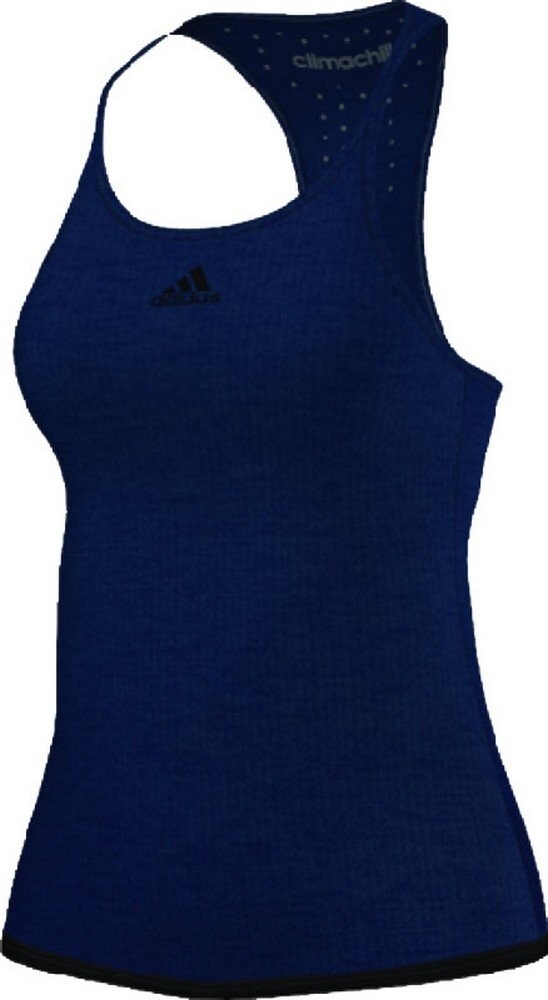 Adidas Women’s Climachill Built-In Bra Midnight Indigo Melange/Black Tank Sz. M