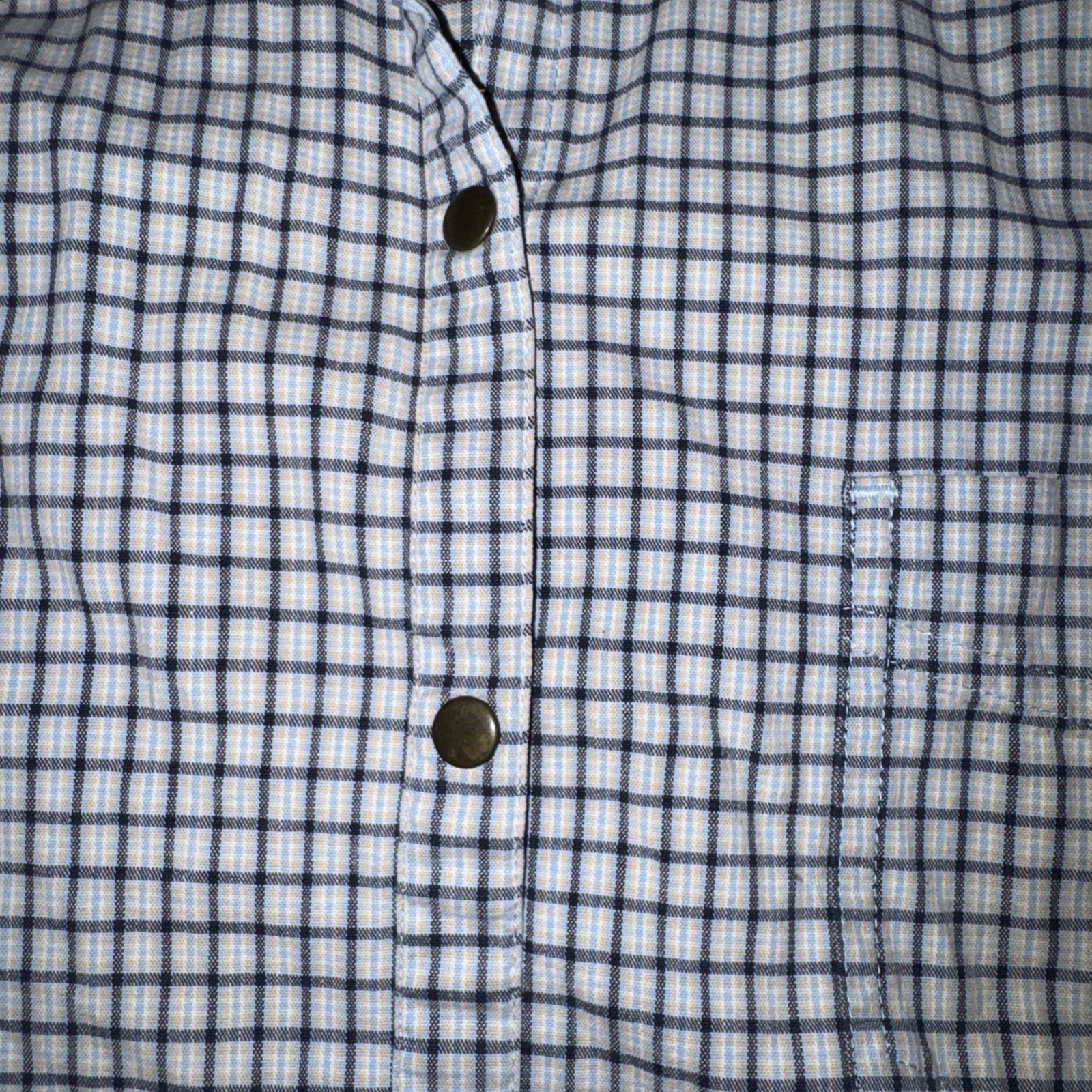 Liz Claiborne Lizwear Shirt Large Short Sleeve Button Up Cotton