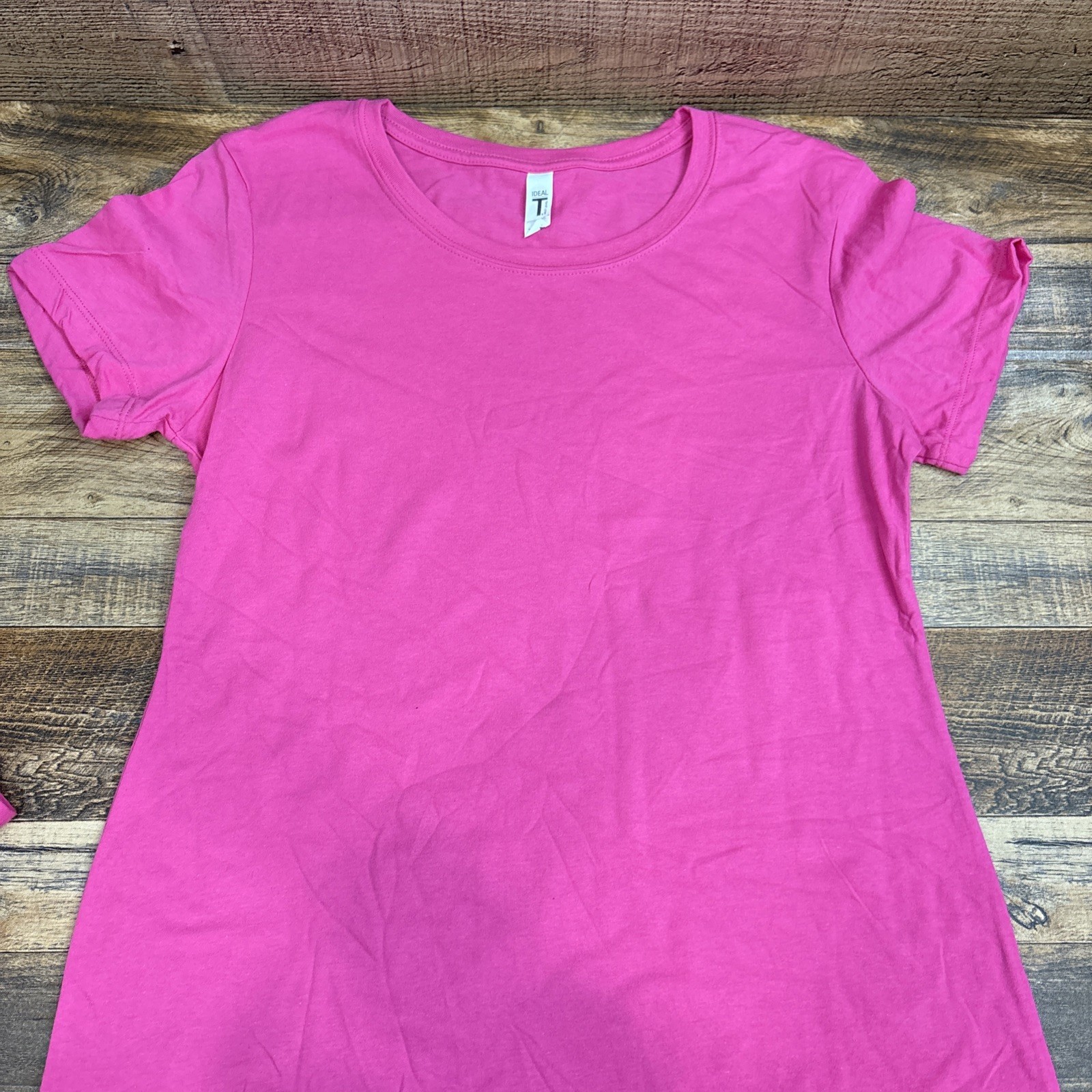 3 Next Level Apparel Ladies Short Sleeve Ideal T-Shirt 2 Pink1 Black Sz XL