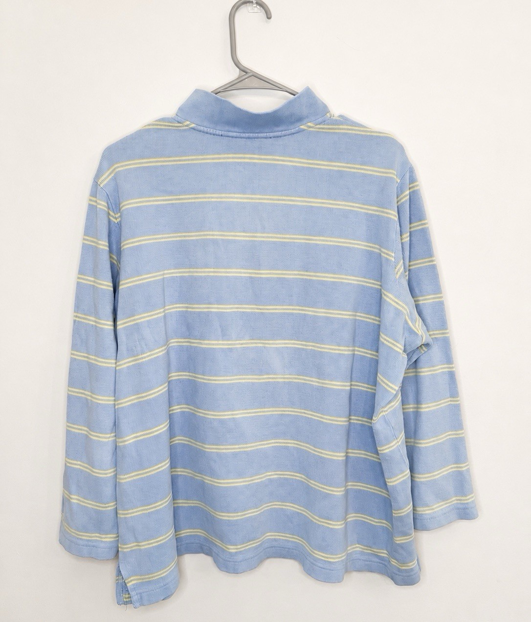 1X DENIM & CO Pullover LIGHT BLUE & YELLOW