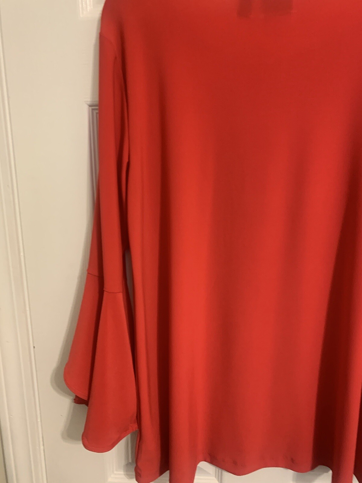 Women With Control Womens Pull On Blouse/Shirt/Top Size M Red
