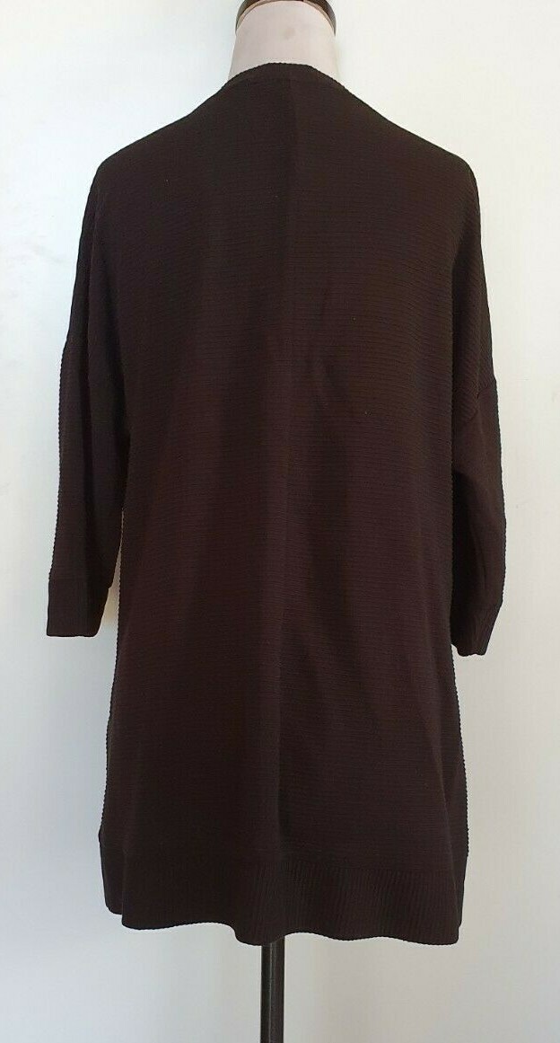 VIRTUELLE Top Womens Black Ribbed Stretch Knit Size XXS
