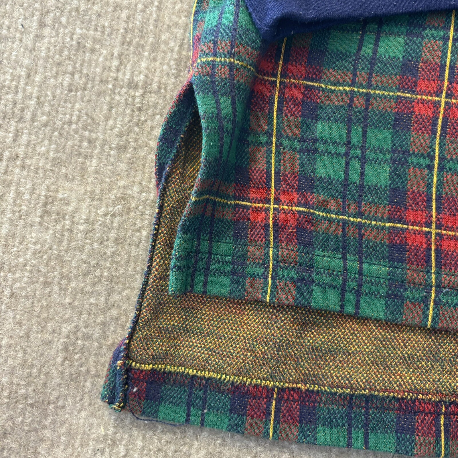 Vintage 80s Scottish Tartan Plaid Shirt Women XL Chore Garden Country Suburbans