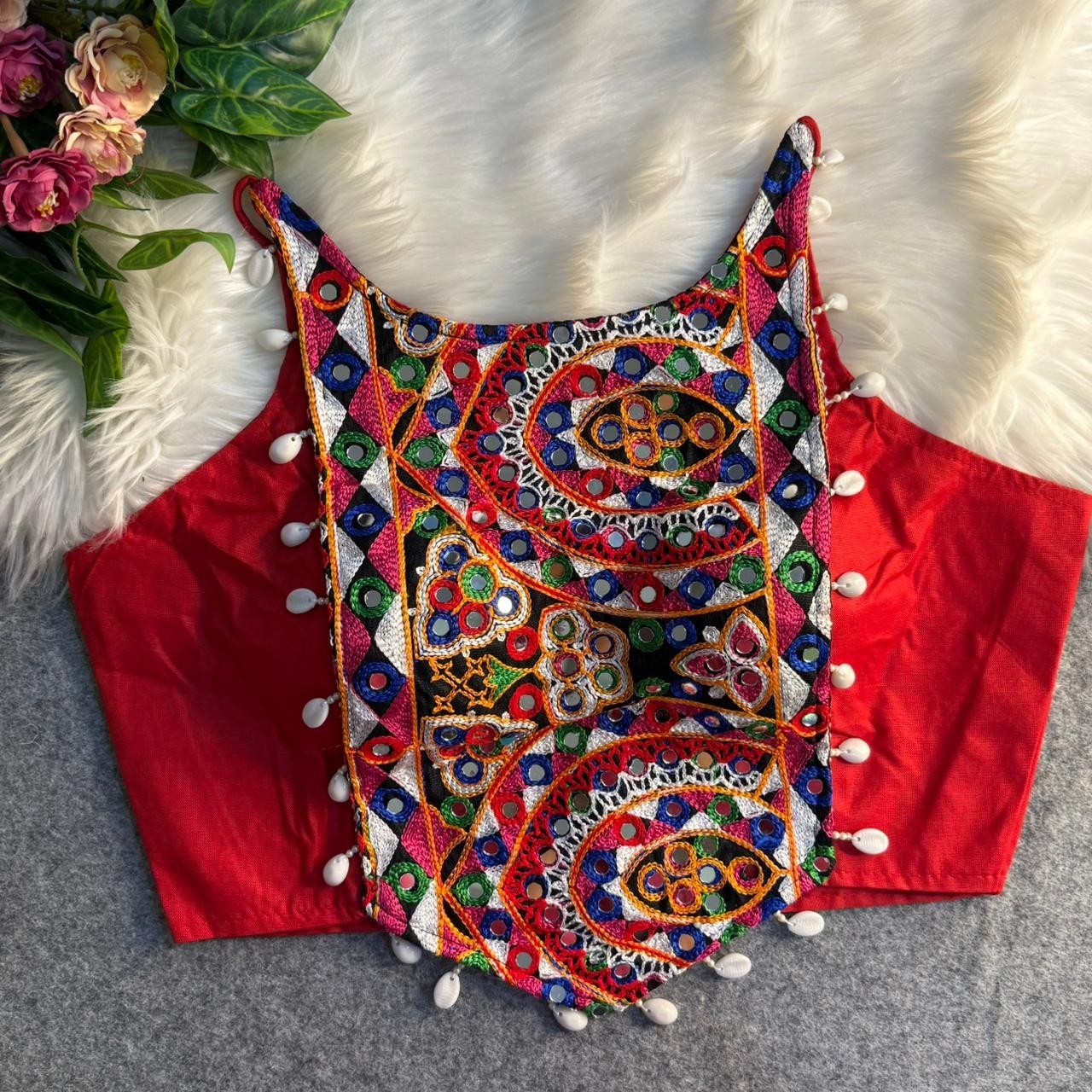 Saree Blouse, Designer Navratri Blouse, Readymade Silk Blouse for Lehenga.