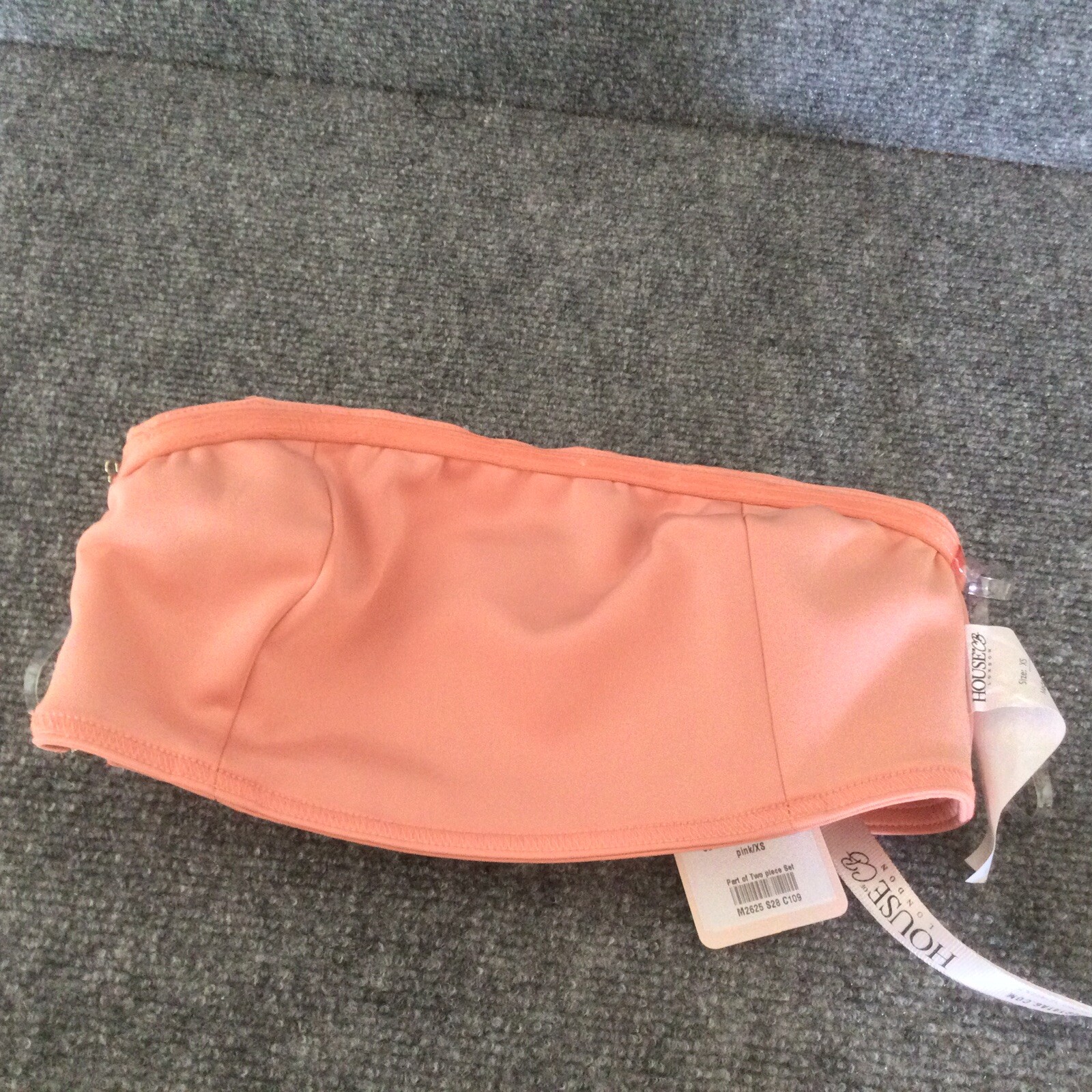 House Of CB Sajida Bandeau Top Size XS Women Strapless Crop