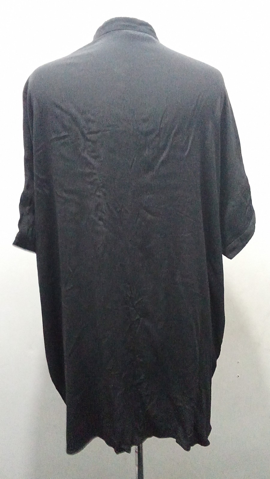 & Other Stories Women Top EU 36 100% Viscose Tunic Shirt Dress Black