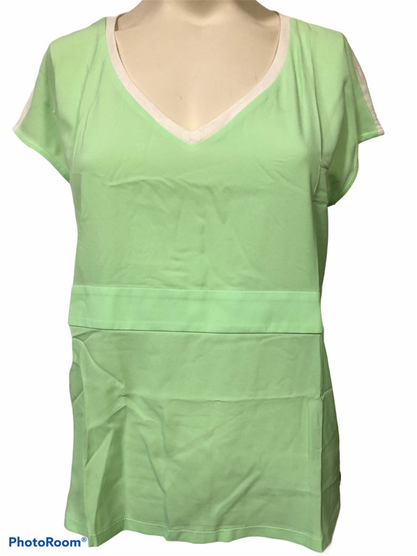 RIFLE Verde CHIARO Damen Bluse Top kurzarm T-shirt, Hell grün, S