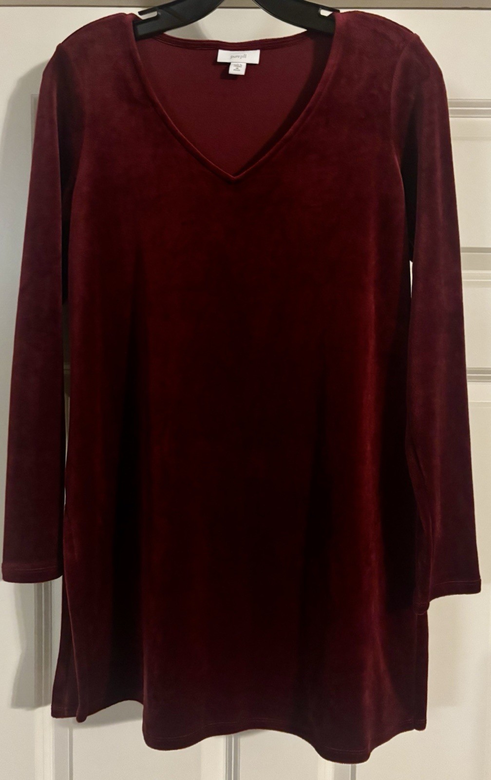 NWOT J. Jill Pure Jill Old Money Quiet Luxury Velour Scandi Minimal Size XSp