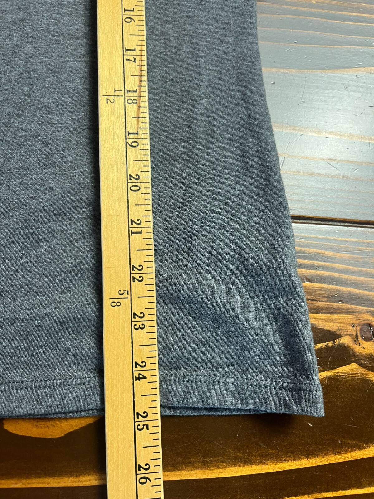 Port & Company Shirt, Womens Size Medium, Gray, Novelty Top, Eat More Hole Foods