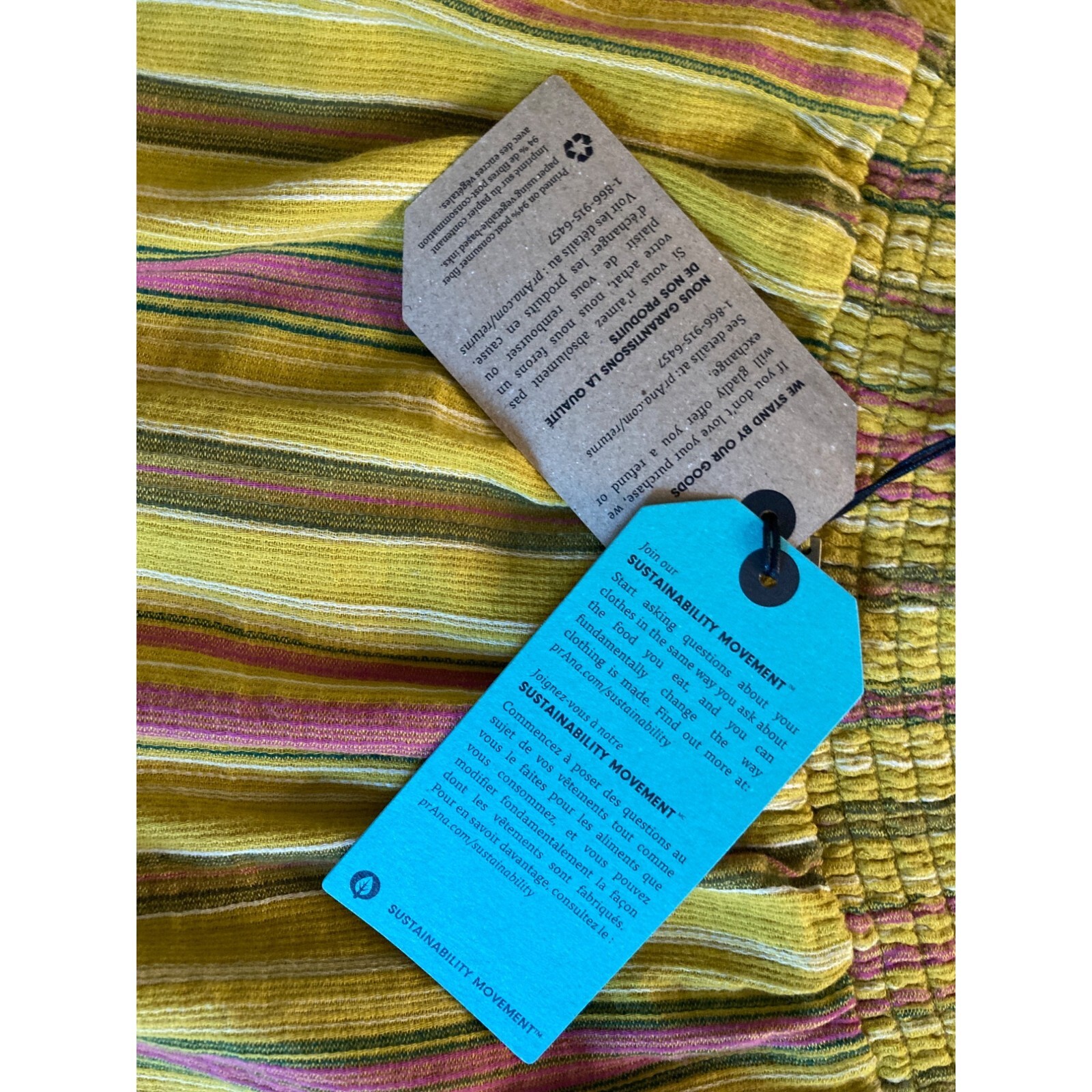 NWT Prana Little Palm Cami Top in Leapfrog Stripe Various Sizes
