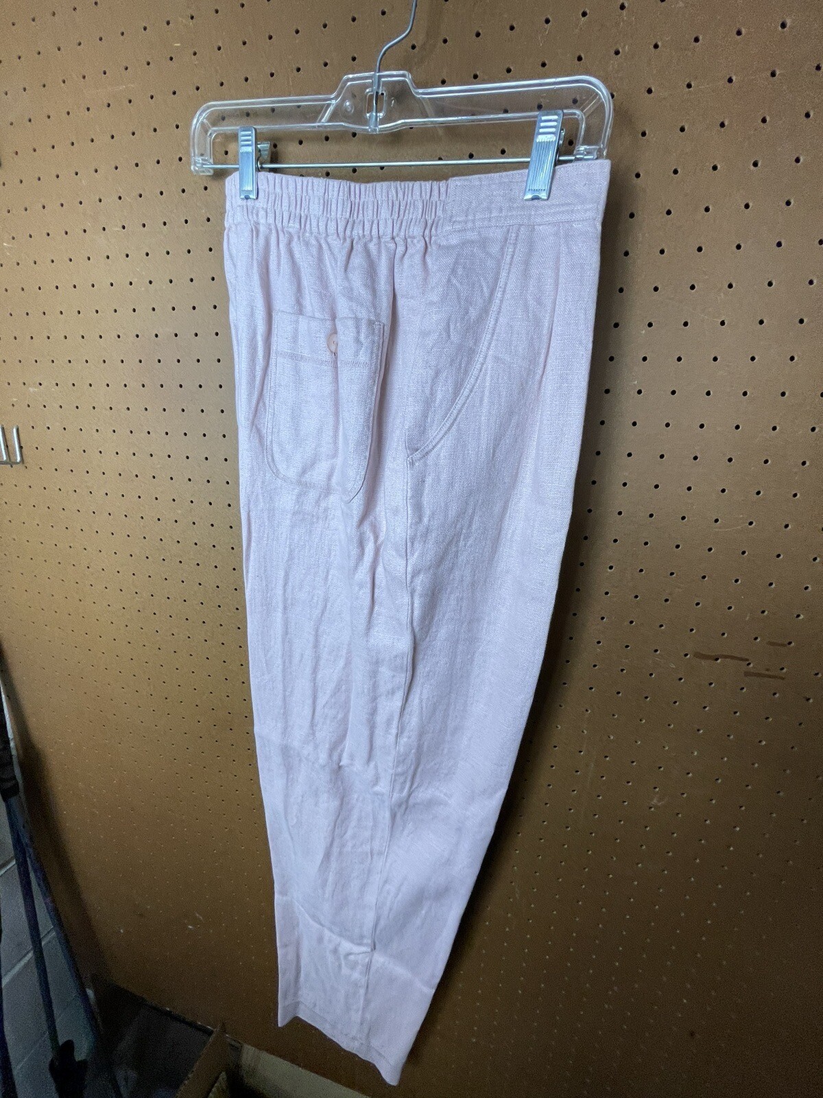Spiegel Women’s Linen Light Pink Top Jacket & Pants Size 14 EUC Beautiful
