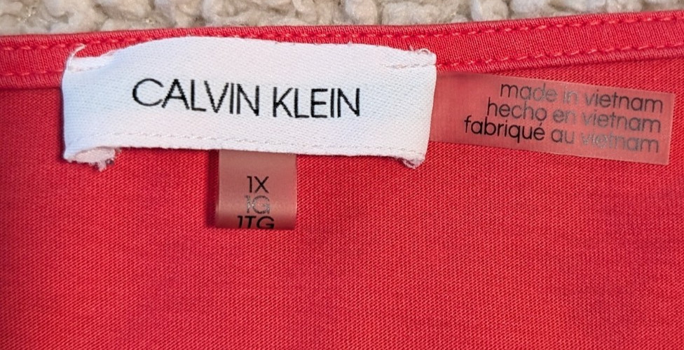 Mixed Lot Of 3 Tops Women Size 1X, Calvin Klein, Alfred Dunner, Liz Claiborne