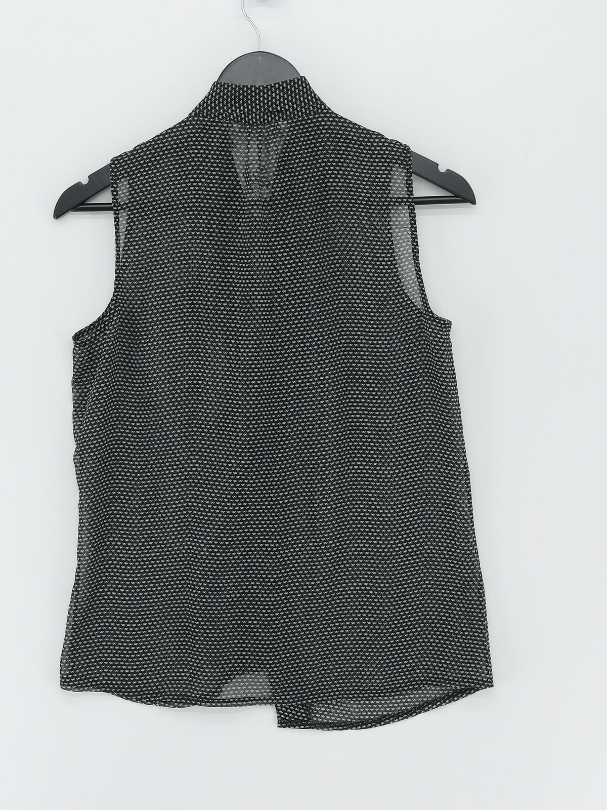 Koton Women’s Top UK 10 Black Graphic 100% Other Sleeveless Round Neck Basic