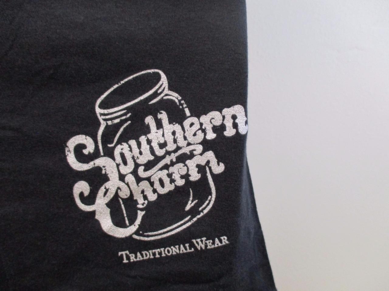 New Southern Charm “Truck” Womens Size S Small Black Shirt
