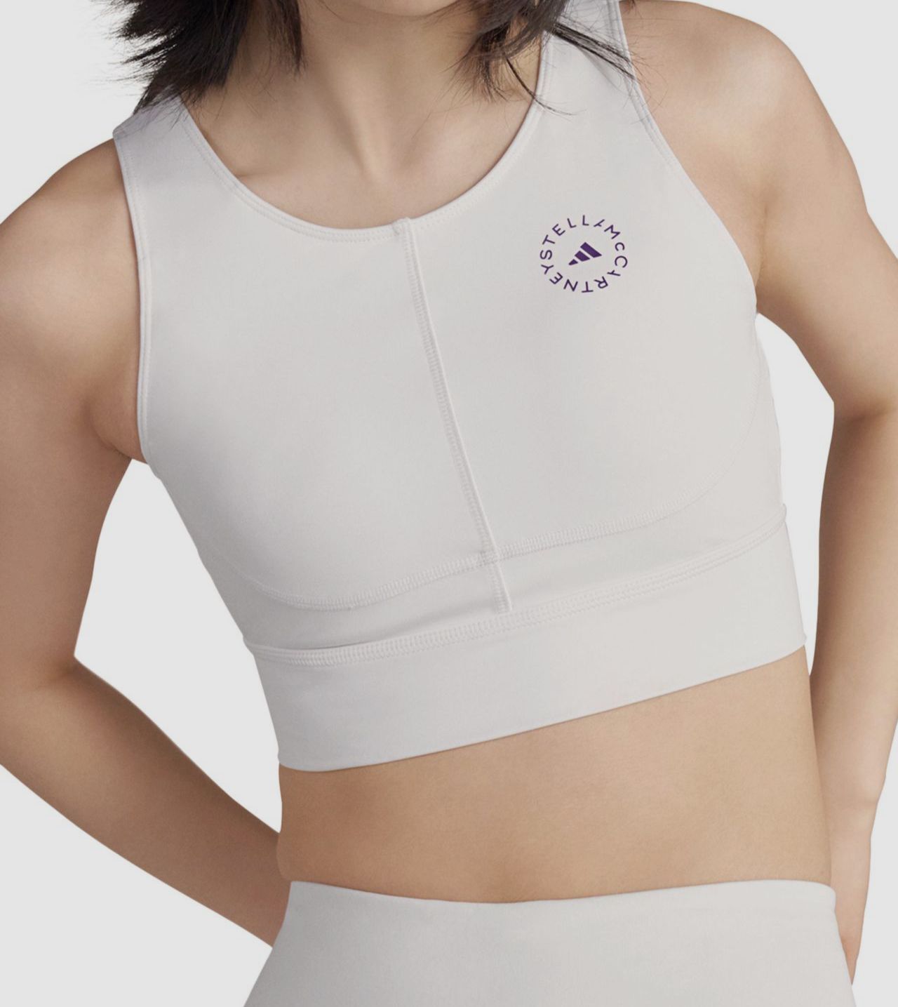 $85 Adidas by Stella McCartney Women’s White Cropped Training Crop Top Size XXS