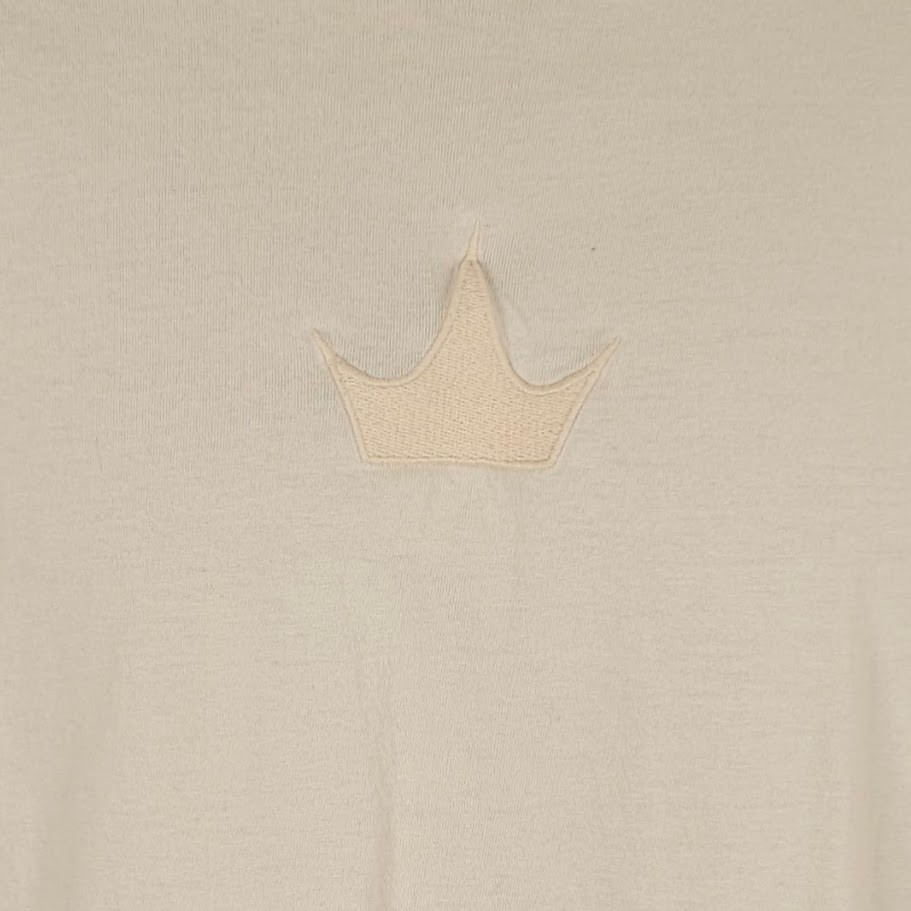 Disney Princesses T Shirt Womens Size Medium Cream Our Universe Embroidered