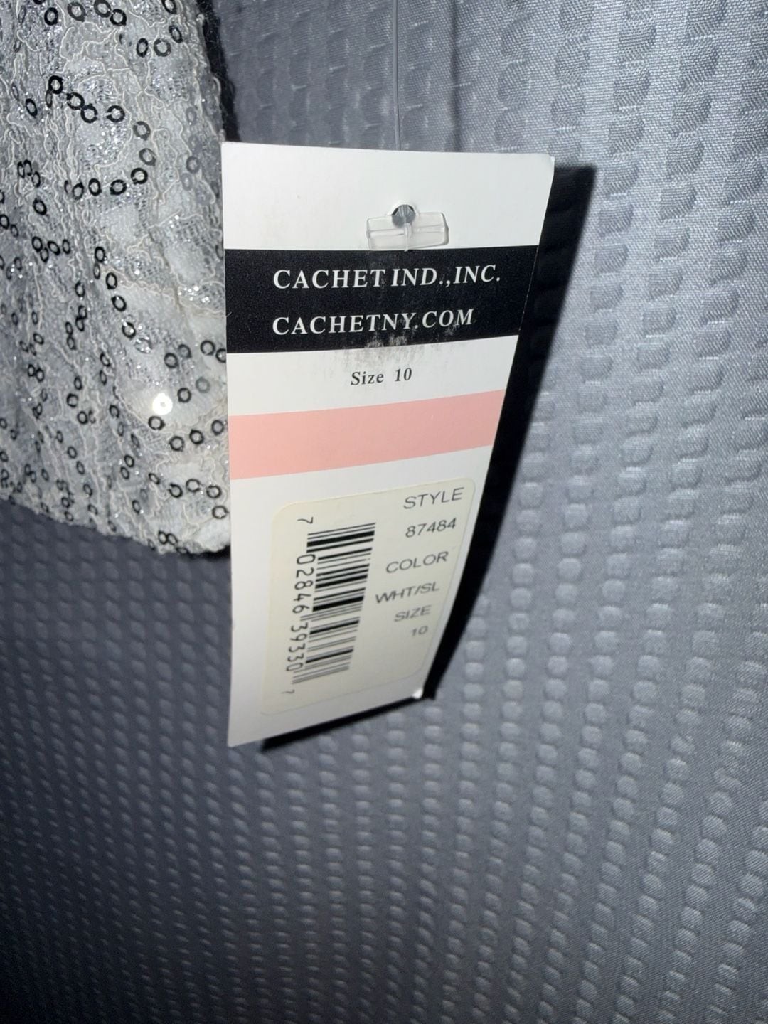 Cachet Sequin Embellished Off-Shoulder Top Size 10