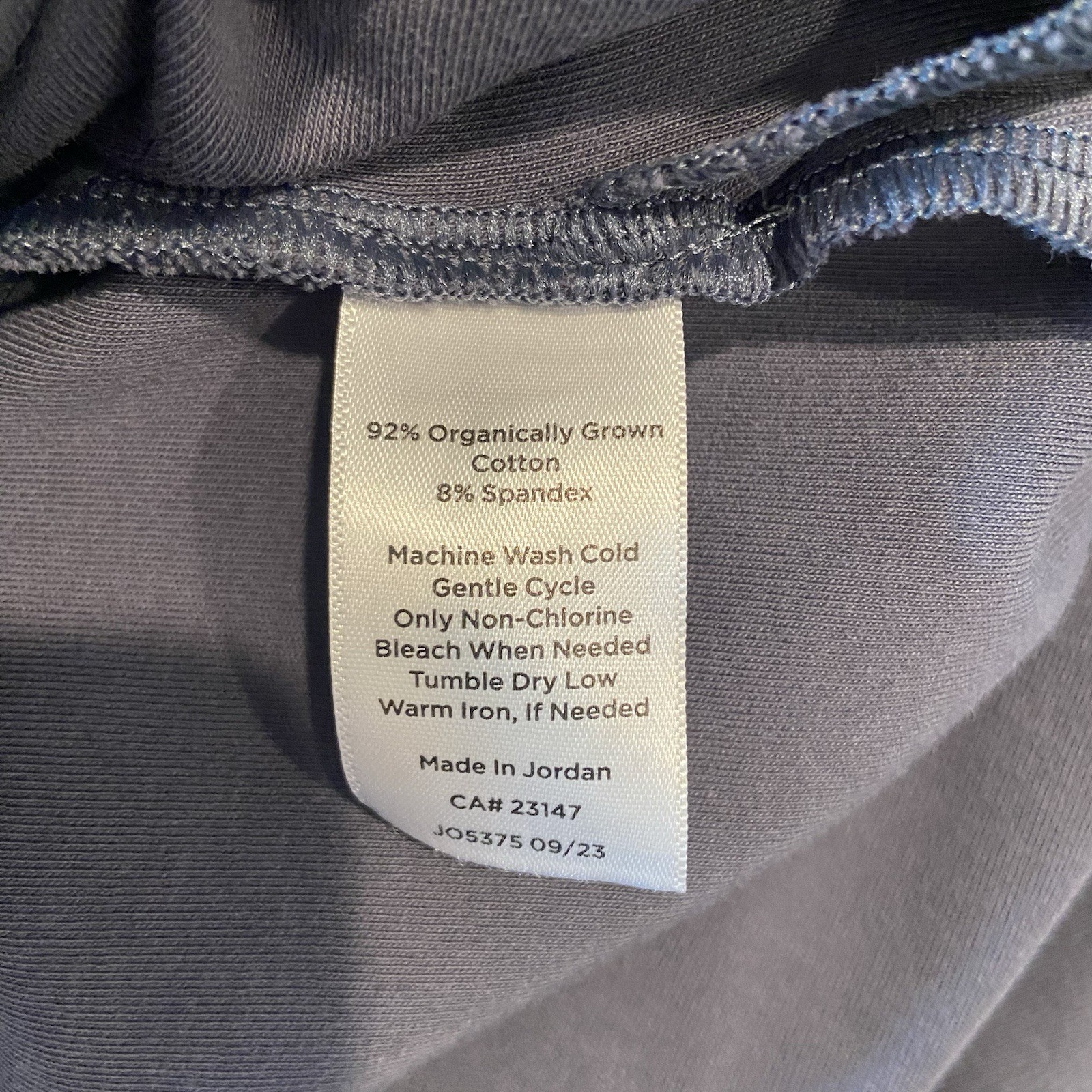 Haven Well Within Polished Lounge Split Neck Top Dark Gray Medium M