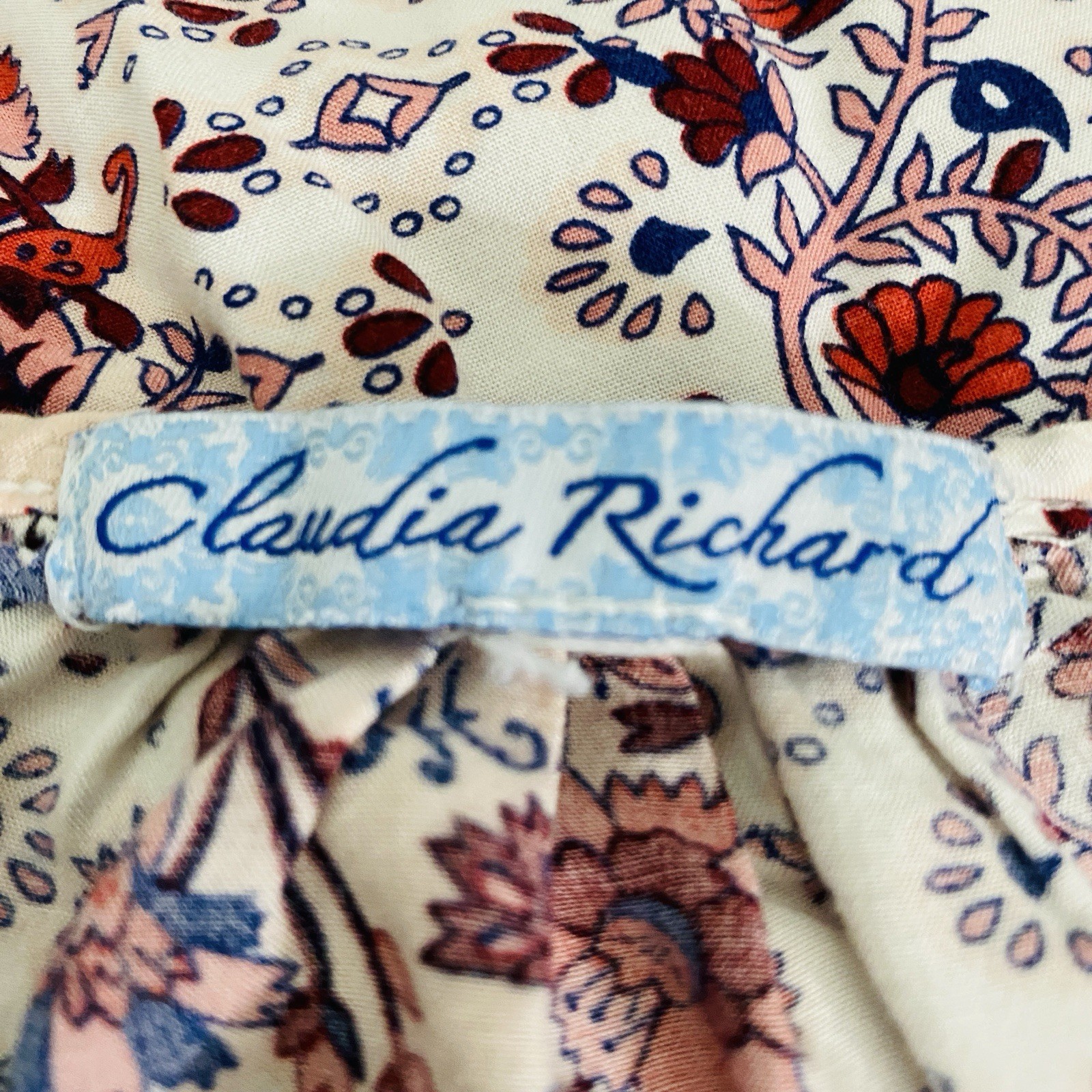 Claudia Richard Womens Crochet Accents No Size Tag 42 In Chest Size 16 *