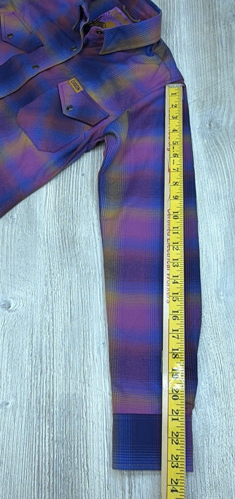 Dixxon “DESERT MORNINGS” Long Sleeve Flannel Shirt Size Small New NO Tags