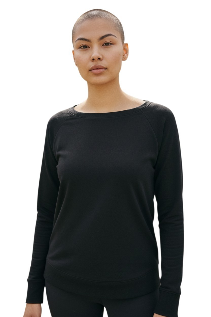 Banana Republic Crew Neck Pullover Women’s Medium Black Viscose Silk Back Panel