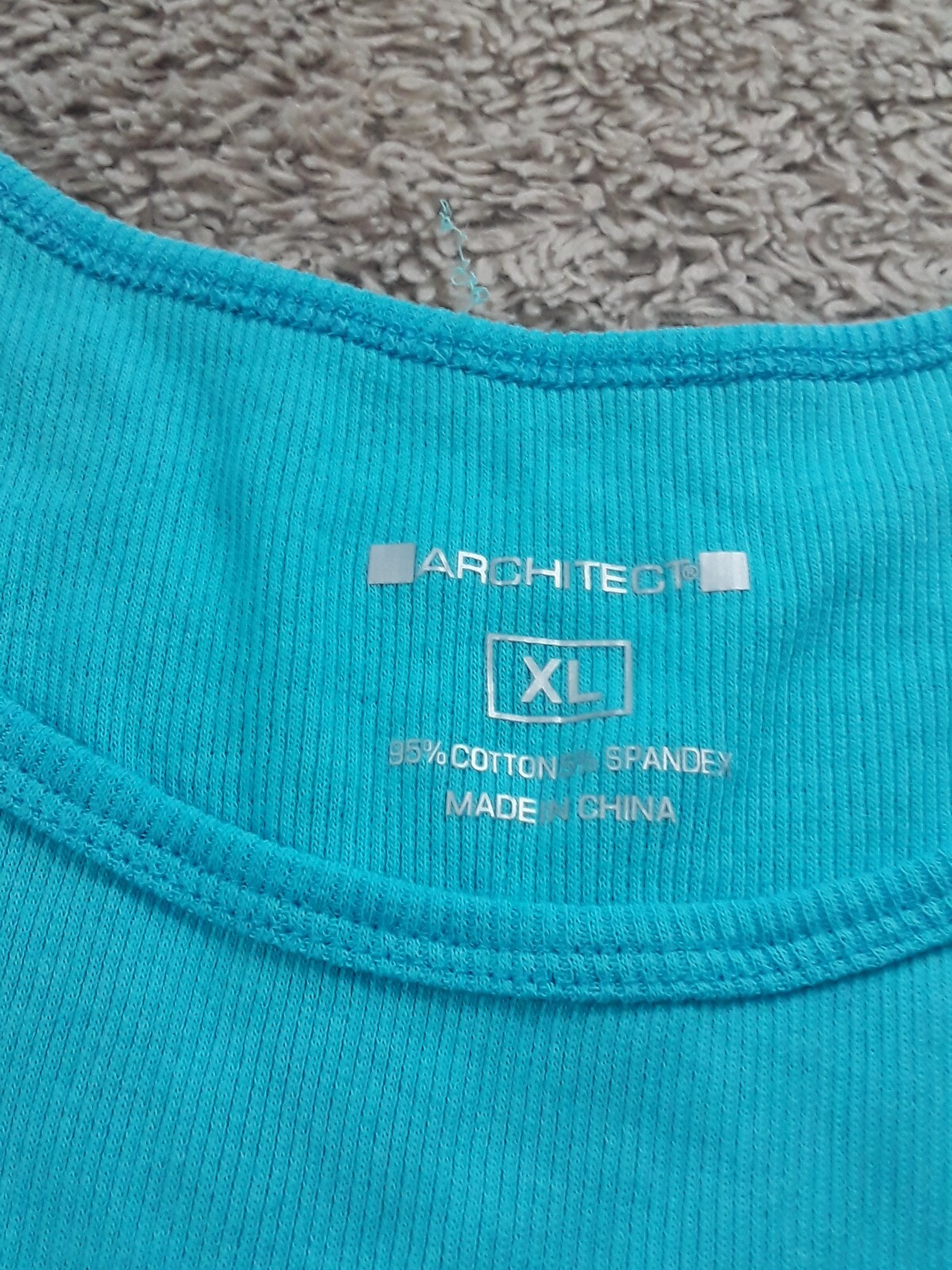 Architect XL NWT Cotton And Spandex Bright Turquoise/blue