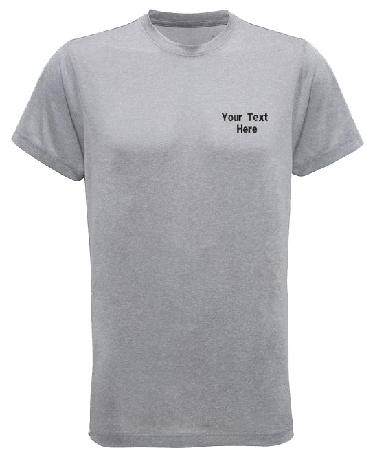 Personalised Embroidered Your Text TriDri Performance T-shirt Running Gym Gifts