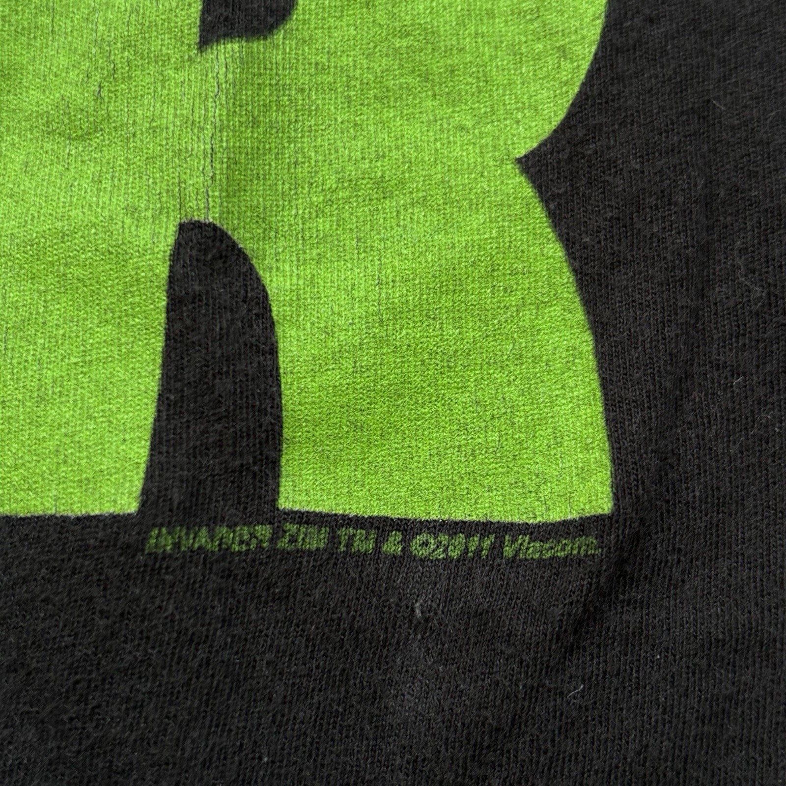 Vintage 2011 Mighty Fine Invader Zim Gir Graphic T Shirt Women’s Medium Y2K