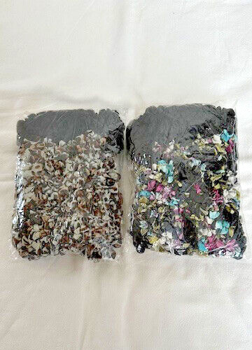 Lot of 2 New Stretchy Popcorn Blouses Tops Shirt pattern as pictured S to L