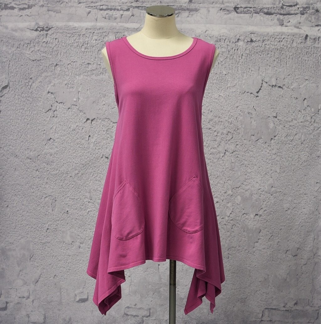 WATERSISTER USA TS02-Prairie Cotton SIERRA TANK 2-Pocket Drip-side Top S-2X