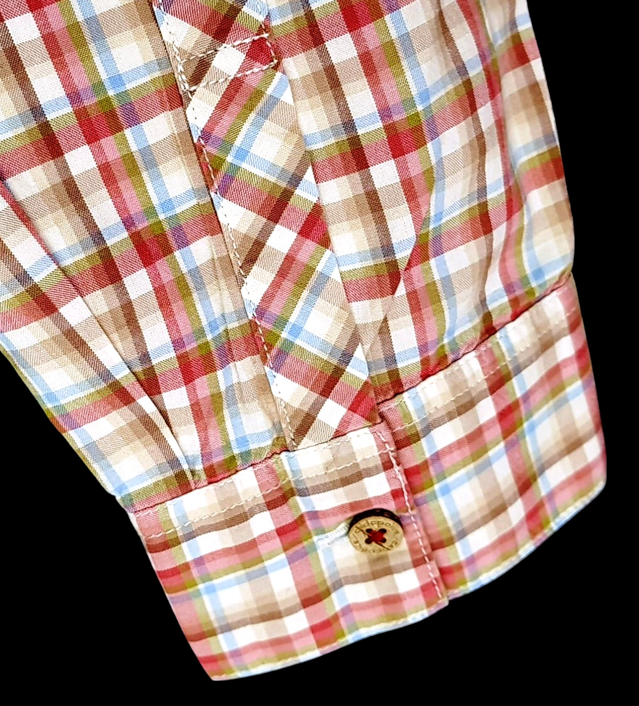 CROCODILE Womans Pink Check L/S SHIRT TUNIC Multipleated – XL – UK20 – EU48 -£68