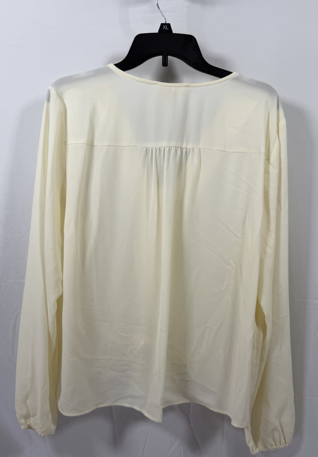 Michael Kors Blouse Women’s Extra Large Cream Front Tie